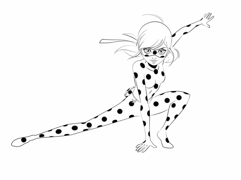 Desenho da Ladybug para colorir. Imprimir gratuitamente