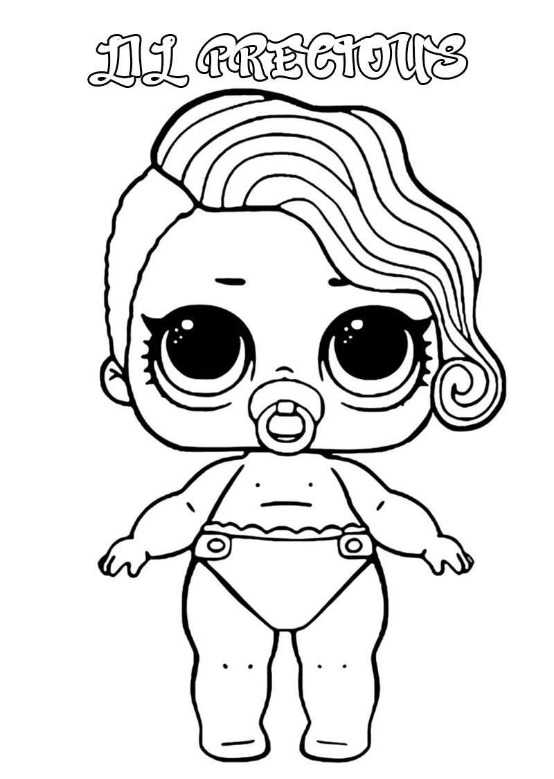 L.O.L. Surprise Dolls Coloring Pages - Print a New Collection for Free