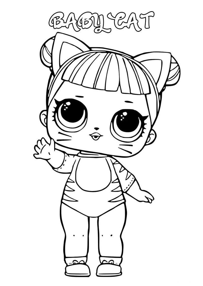 Colorir Lol Bebe  Star coloring pages, Unicorn coloring pages