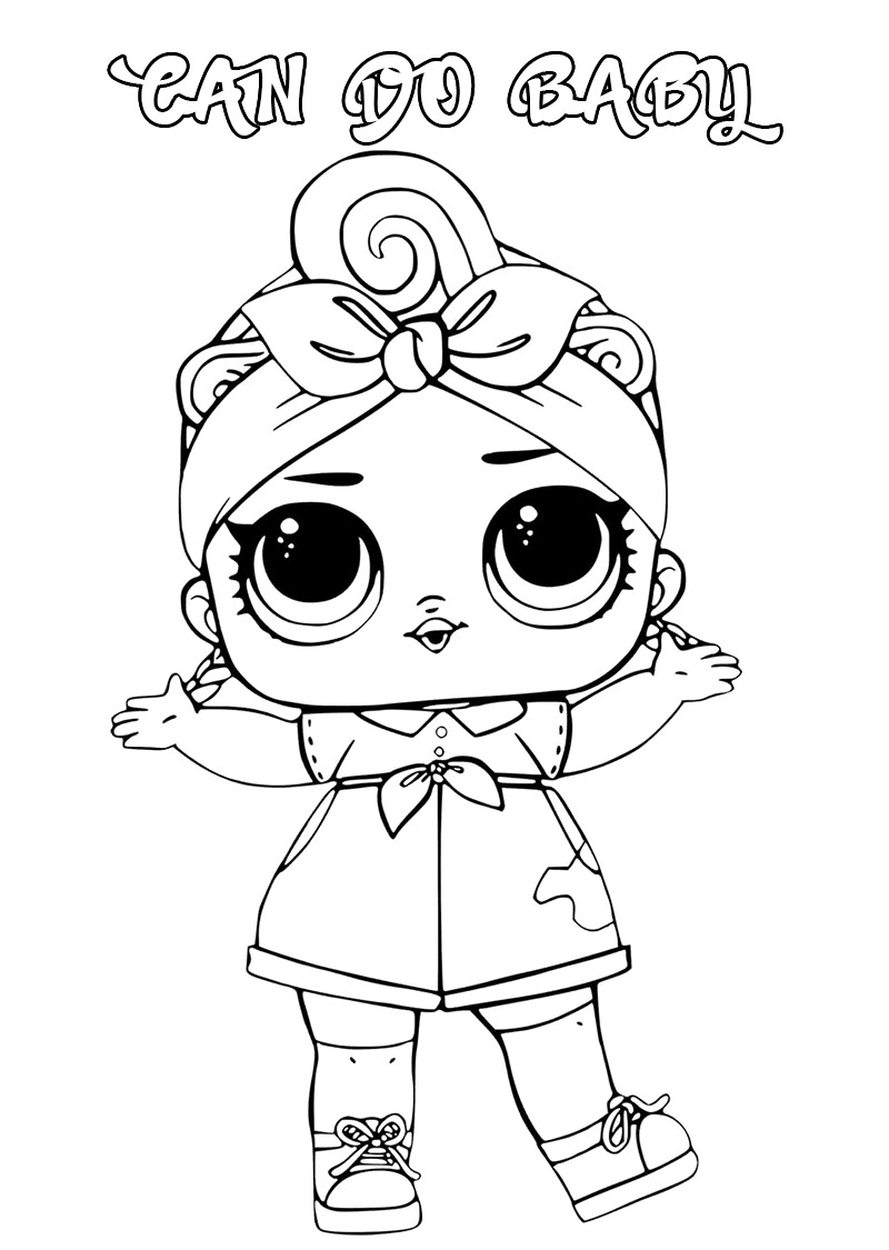 L.O.L. Surprise Dolls Coloring Pages - Print a New Collection for Free