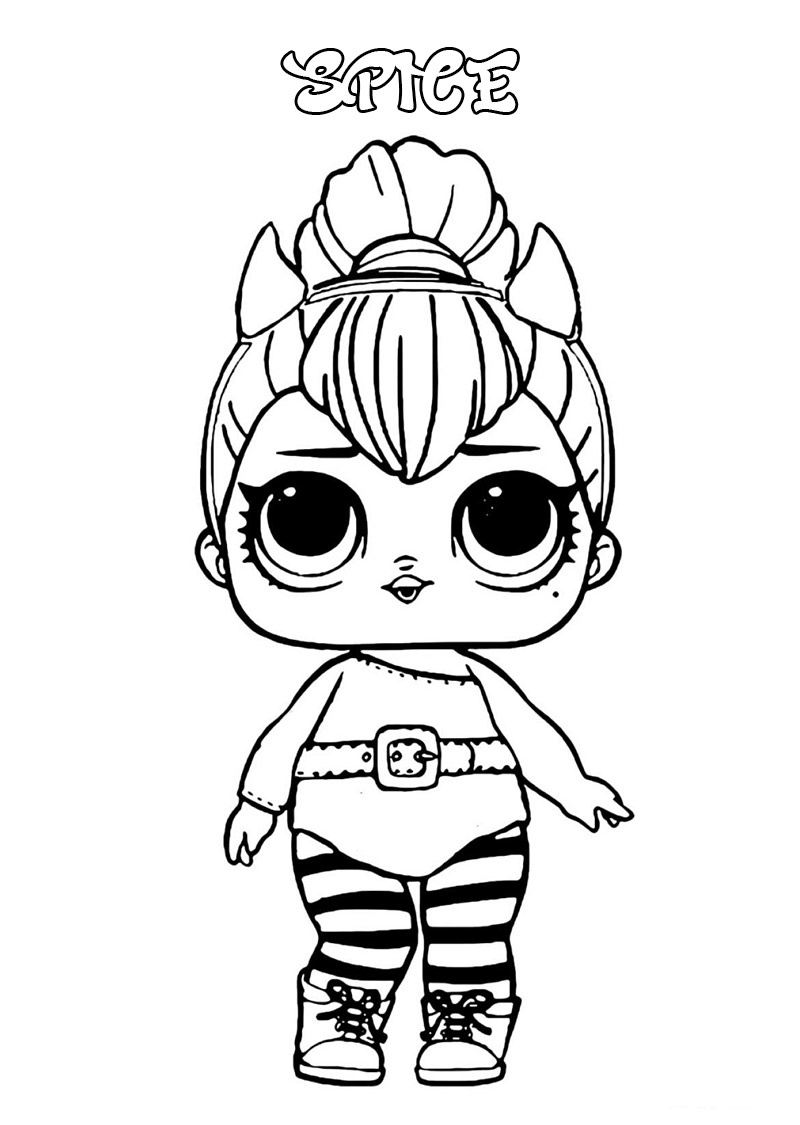 L.O.L. Surprise Dolls Coloring Pages - Print a New Collection for Free