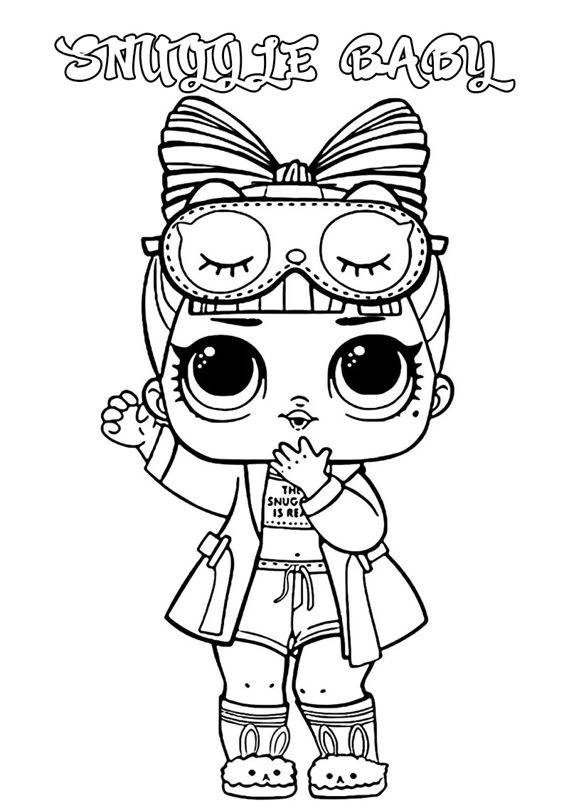L.O.L. Surprise Dolls Coloring Pages. Print a New Collection for Free