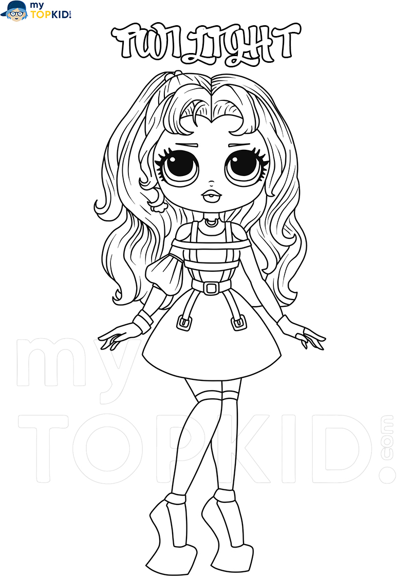 LOL OMG Coloring Pages. 46 Best Images of New Dolls Free ...