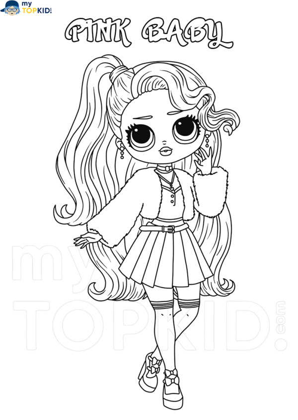 LOL OMG Coloring Pages - 46 Best Images of New Dolls Free Printable