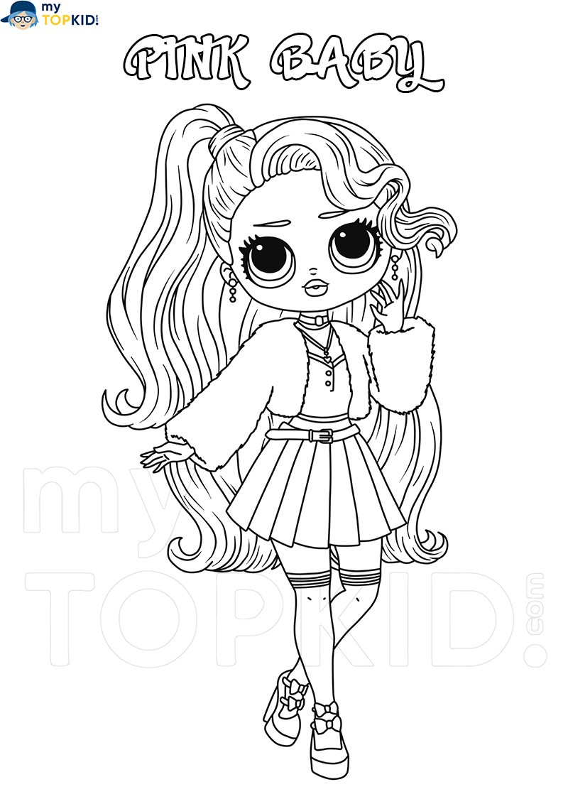 LOL OMG Coloring Pages. 46 Best Images of New Dolls Free ...