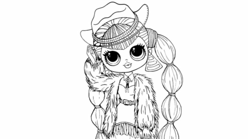 LOL OMG Coloring Pages - 46 Best Images of New Dolls Free Printable