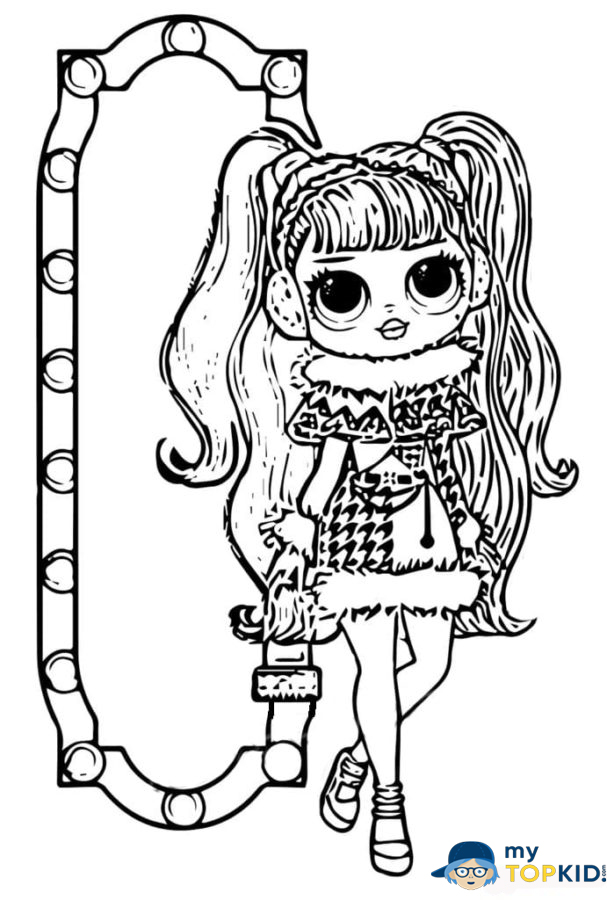 LOL OMG Coloring Pages - 46 Best Images of New Dolls Free Printable