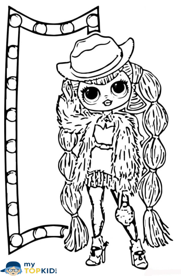 Lol Surprise Omg Dolls Coloring Pages Print New Dolls