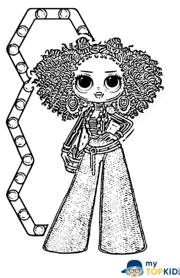 LOL OMG Coloring Pages. 46 Best Images of New Dolls Free Printable