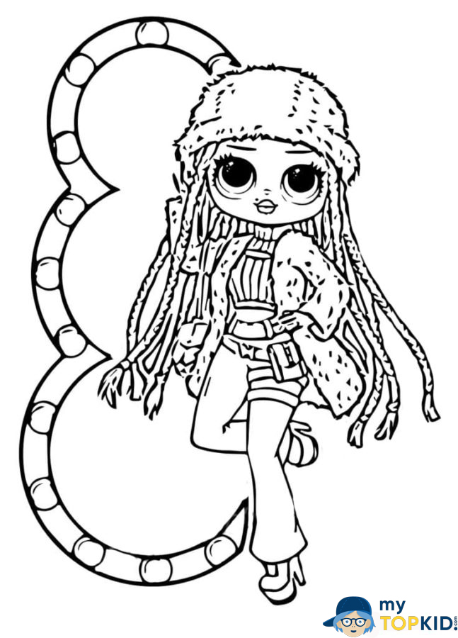 LOL OMG Coloring Pages - 46 Best Images of New Dolls Free Printable