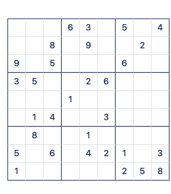 Printable Medium Sudoku Puzzles