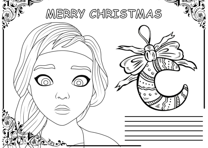 Christmas Coloring Pages. Free Printable Best Collection