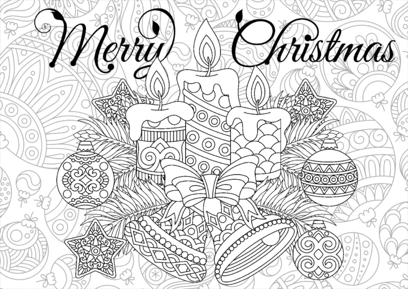 Christmas Coloring Pages. Free Printable Best Collection