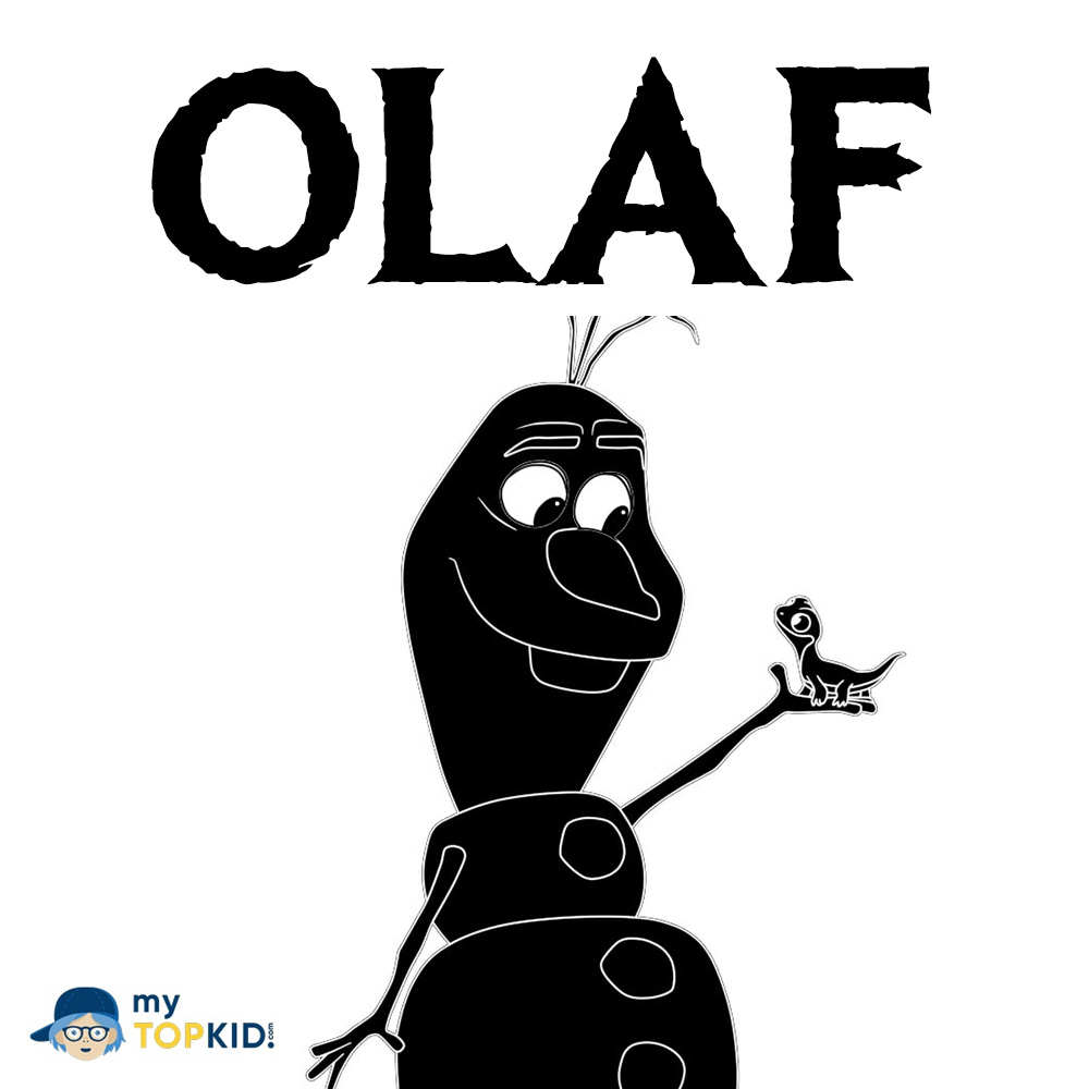Pochoirs Olaf à imprimer