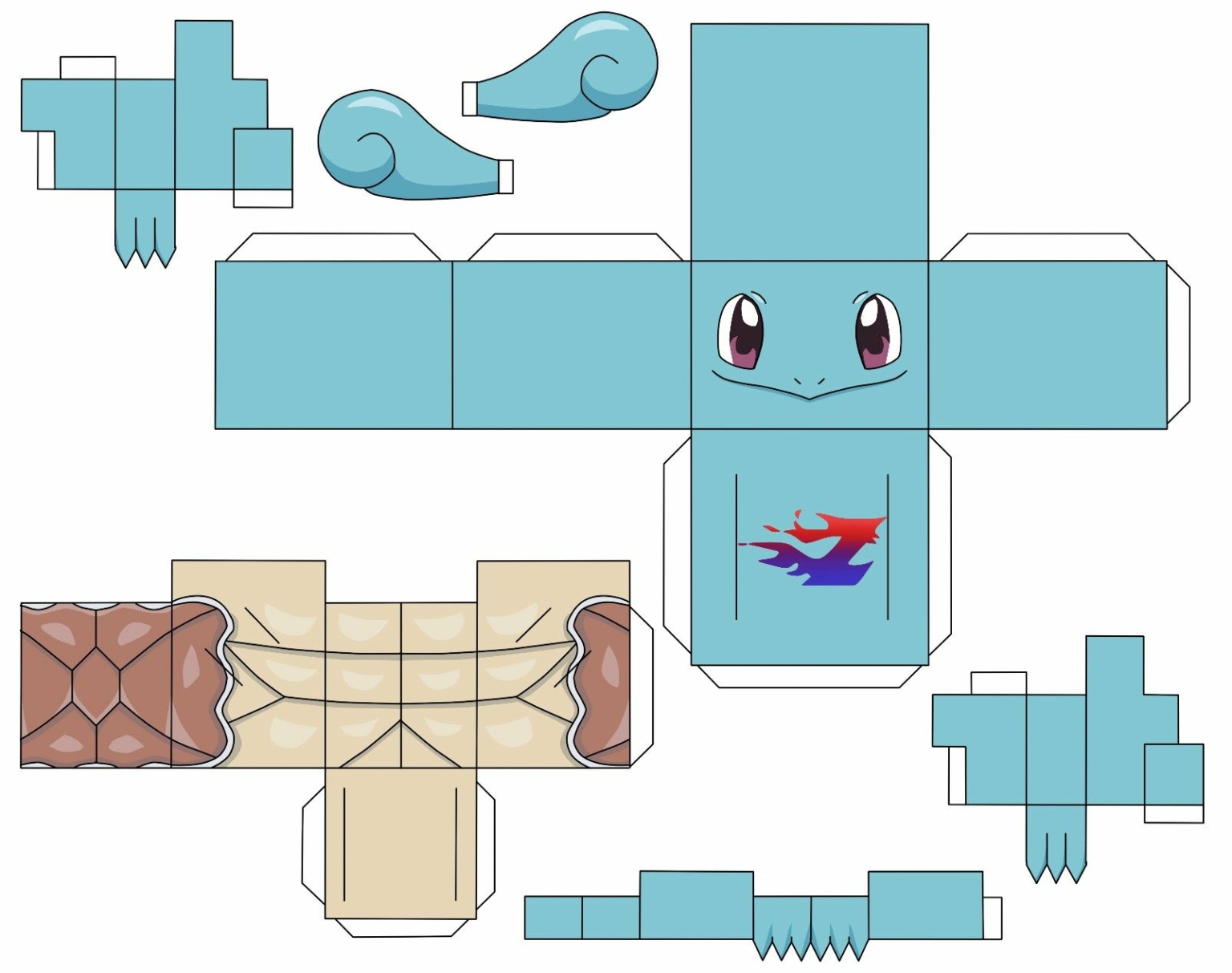 Pokémon Paper Toy | Free Printable Papercraft Templates