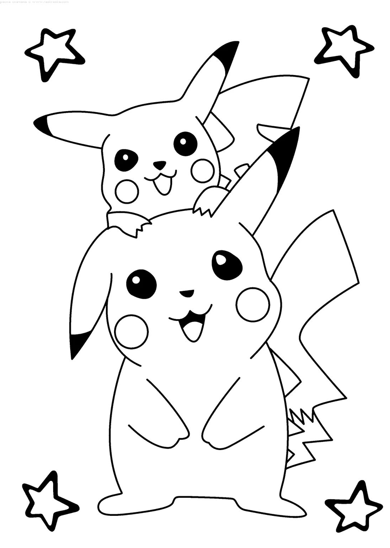 Coloriage Pokemon. Imprimez 110 images gratuitement