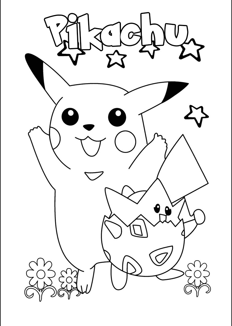 110 Ausmalbilder von Pokemon. Malvorlagen kostenlos zum ausdrucken