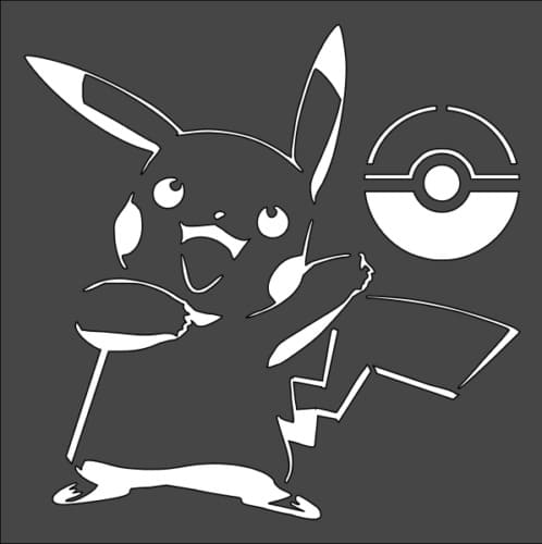 Stencil di Pokemon da Stampare