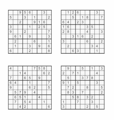 Sudoku Do Wydruku