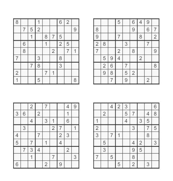 Sudoku da stampare