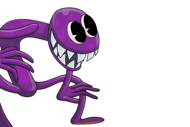 Png of Purple from Rainbow Friends and Gametoons by ZapDaAlienPea on  Sketchers United