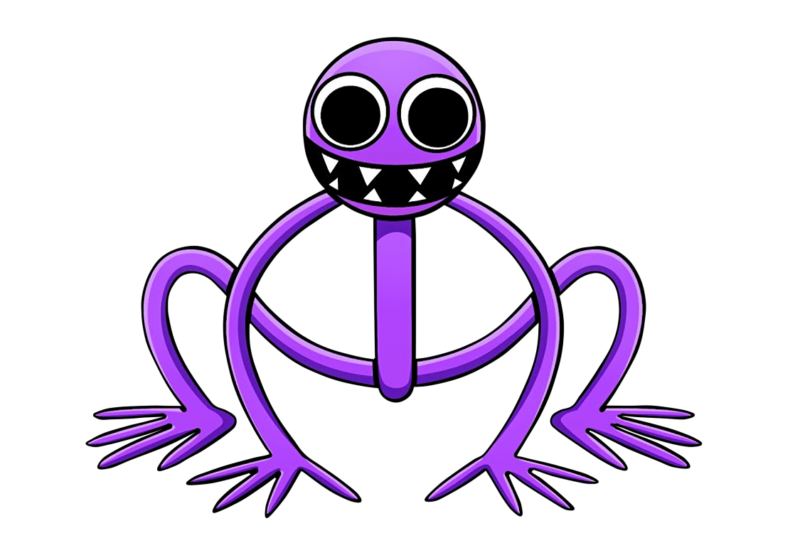 Bezpłatne Obrazy Purple Rainbow Friends PNG