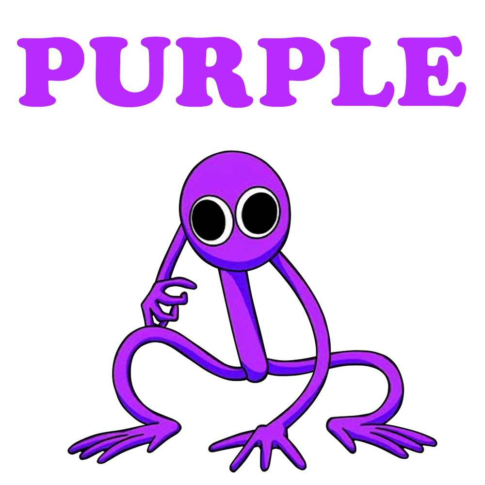 Bezpłatne Obrazy Purple Rainbow Friends PNG