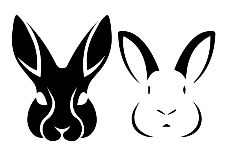Шаблоны Кролик | Распечатать бесплатно
