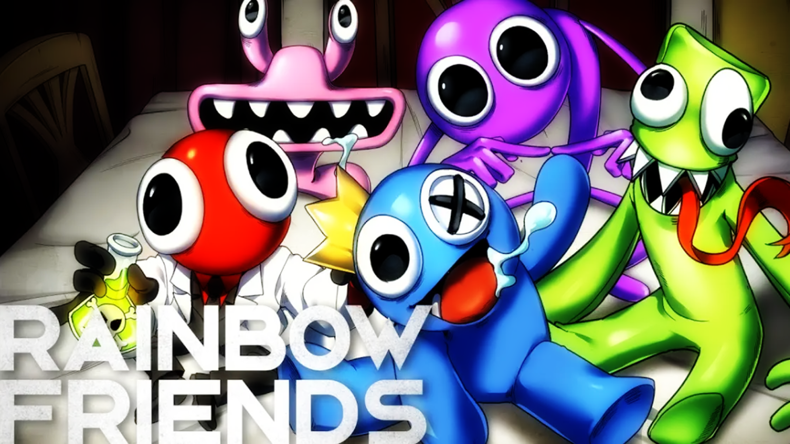 Papel De Parede De Rainbow Friends