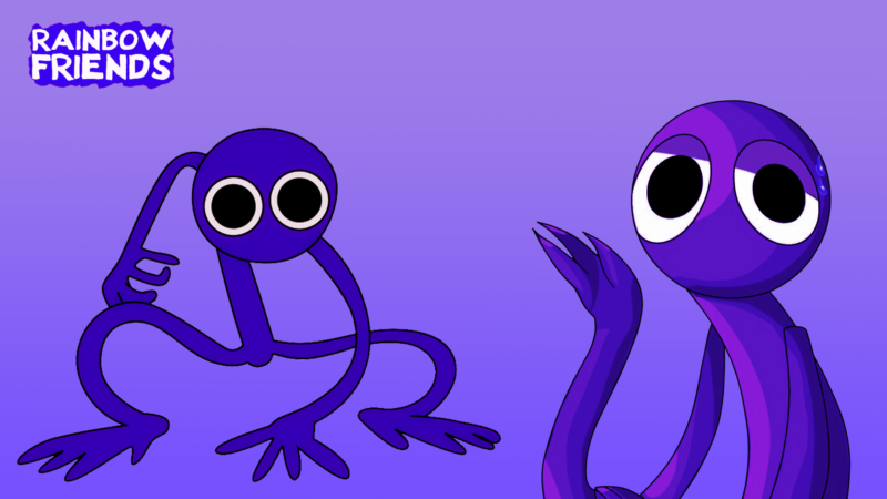 Purple Rainbow Friends Clipart, HD phone wallpaper