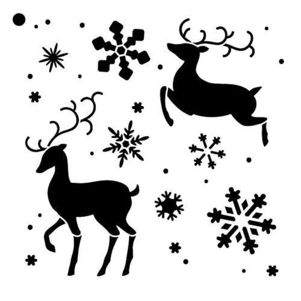 Reindeer Stencils | Free Printable