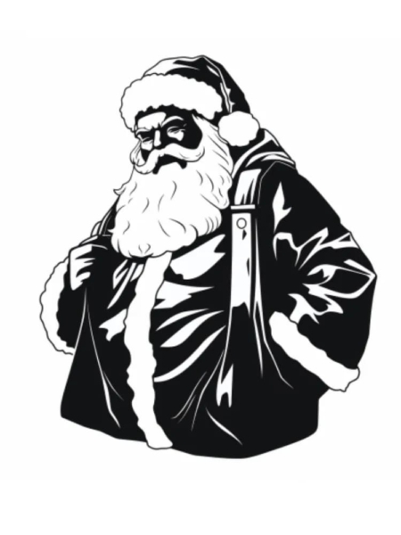 Santa Claus Stencils | Free Printable