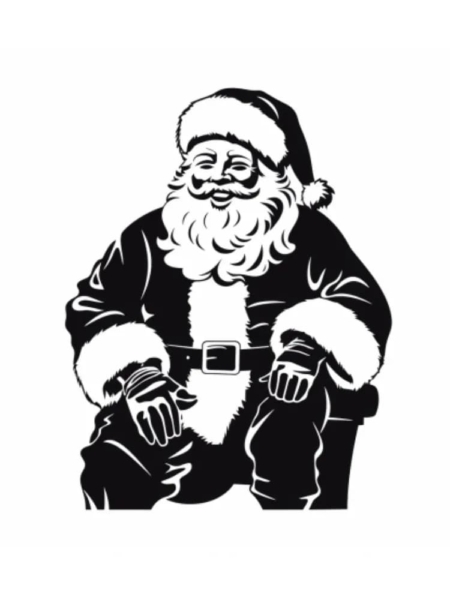 Santa Claus Stencils | Free Printable