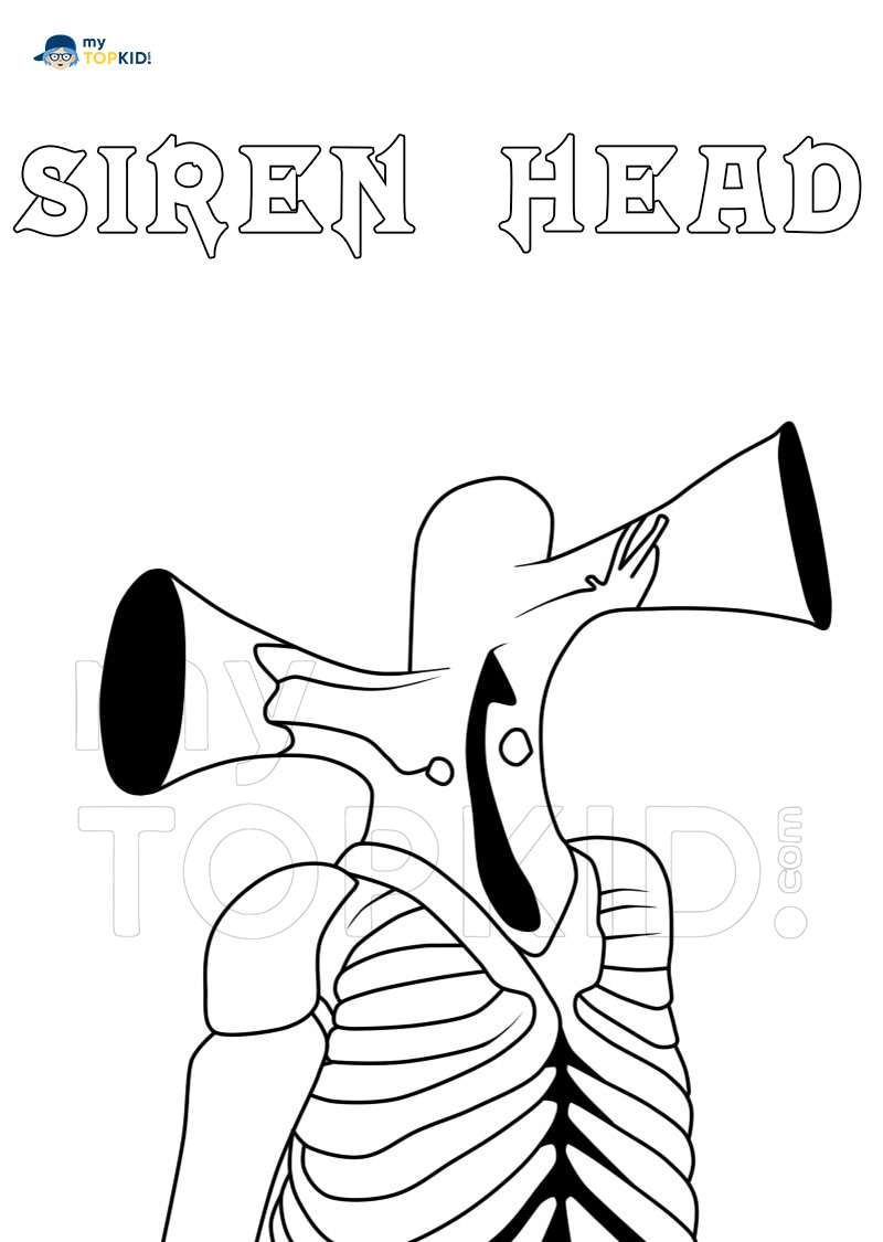 Kolorowanki Siren Head 15 nowych zdjęć do bezpłatnego wydrukowania