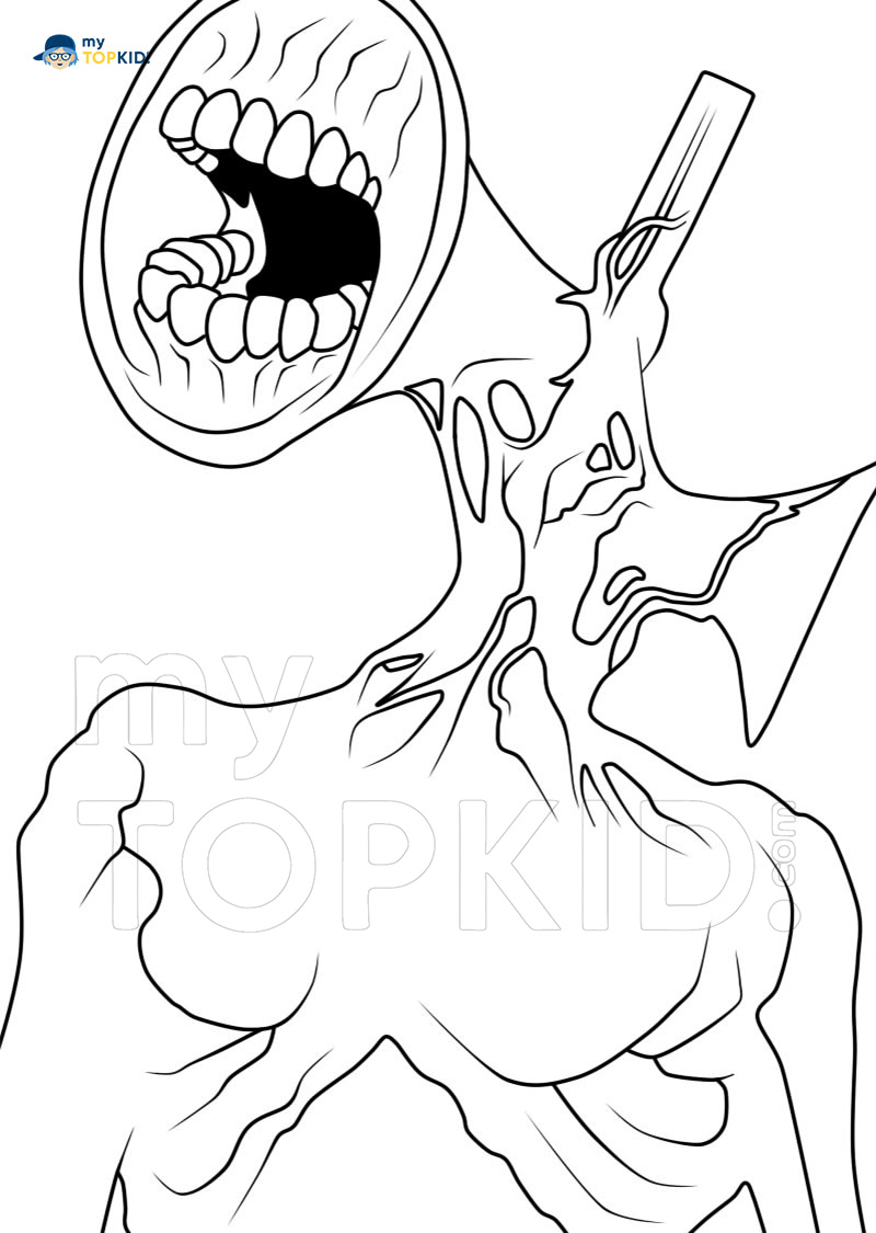 Siren Head Coloring Pages - 15 New Free Printable Images