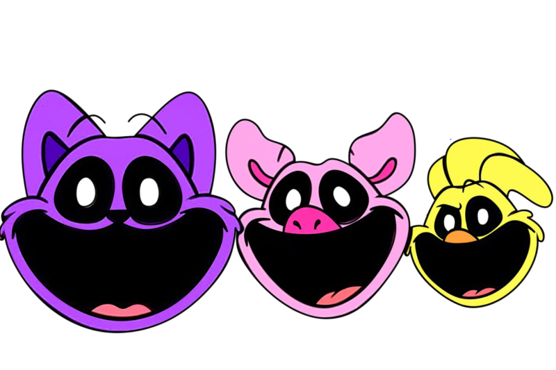 Smiling Critters Cliparts PNG