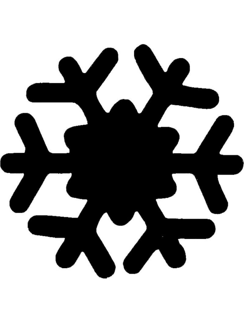 Schablonen Schneeflocke | Kostenlos Vorlagen zum Ausdrucken