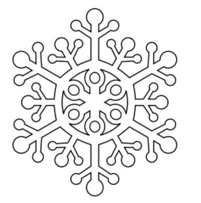 Snowflake Stencils | Free Printable