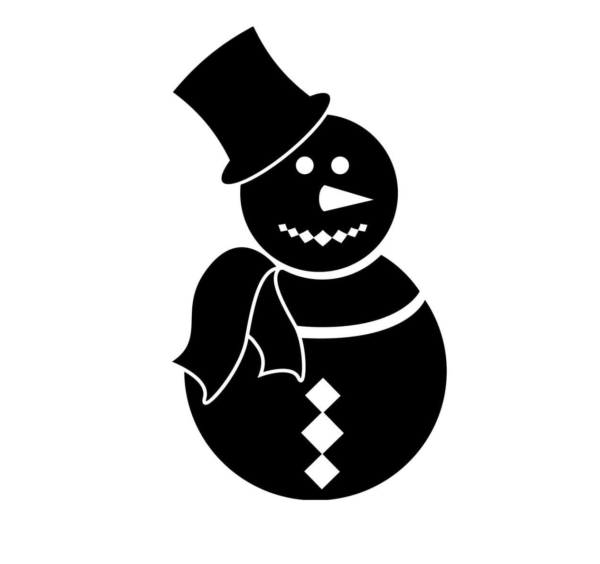 Snowman Stencils Free Printable