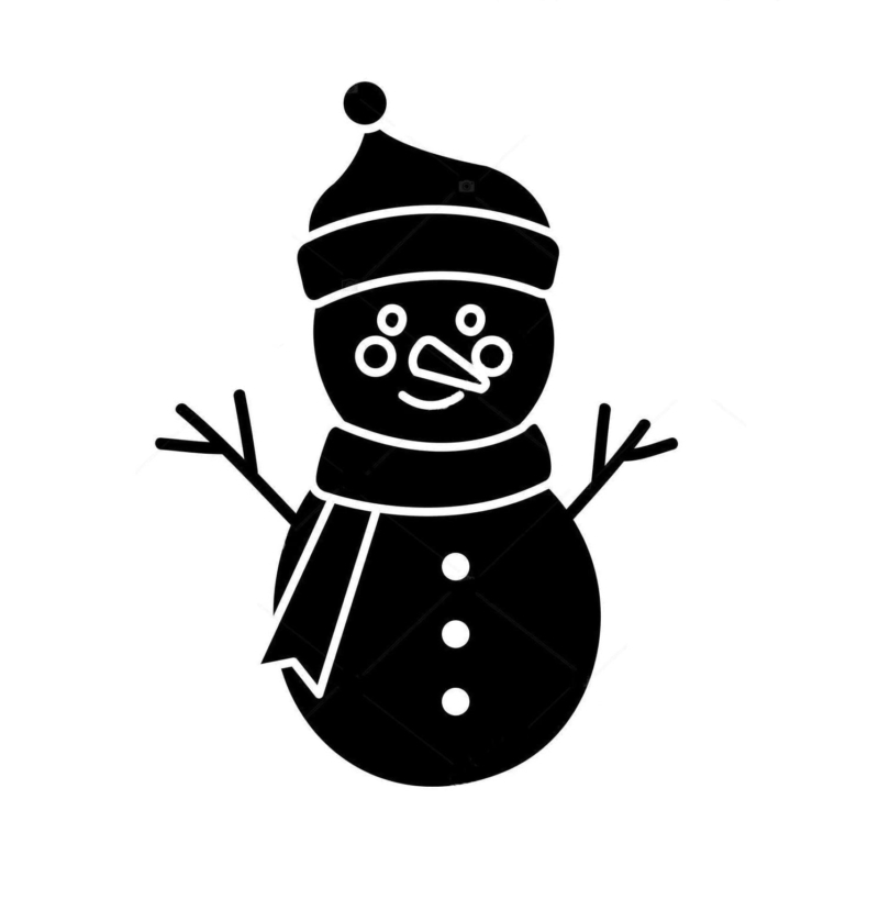Snowman Stencils | Free Printable