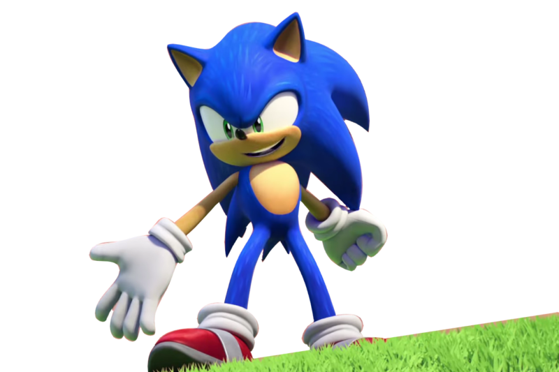 Bilder Sonic Prime auf transparentem hintergrund