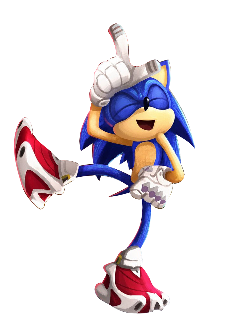 Bilder Sonic Prime auf transparentem hintergrund