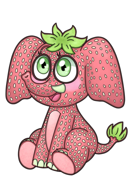 Strawberry Elephant PNG Clipart