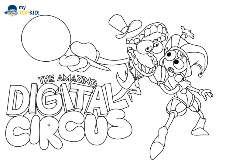 The Amazing Digital Circus Coloring Pages | Free Printable