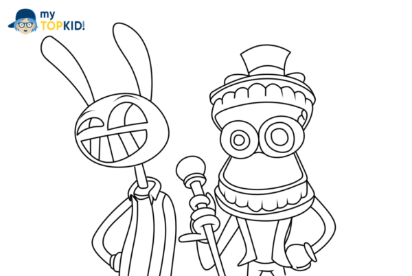 The Amazing Digital Circus Coloring Pages | Free Printable