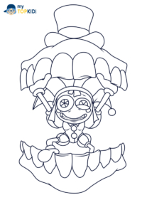 The Amazing Digital Circus Coloring Pages | Free Printable