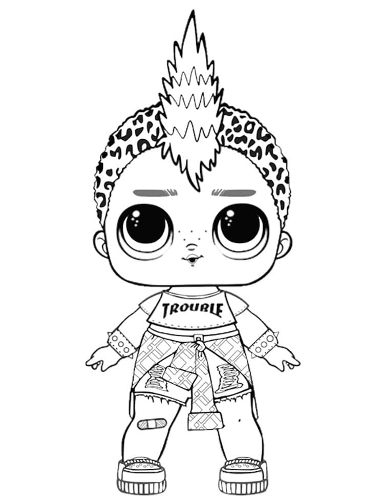 LOL Boys Coloring Pages - Print Brothers Popular LOL Dolls