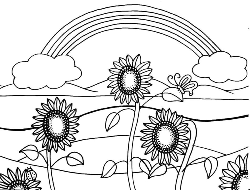 Rainbow Coloring Pages. Free Printable 90 best images